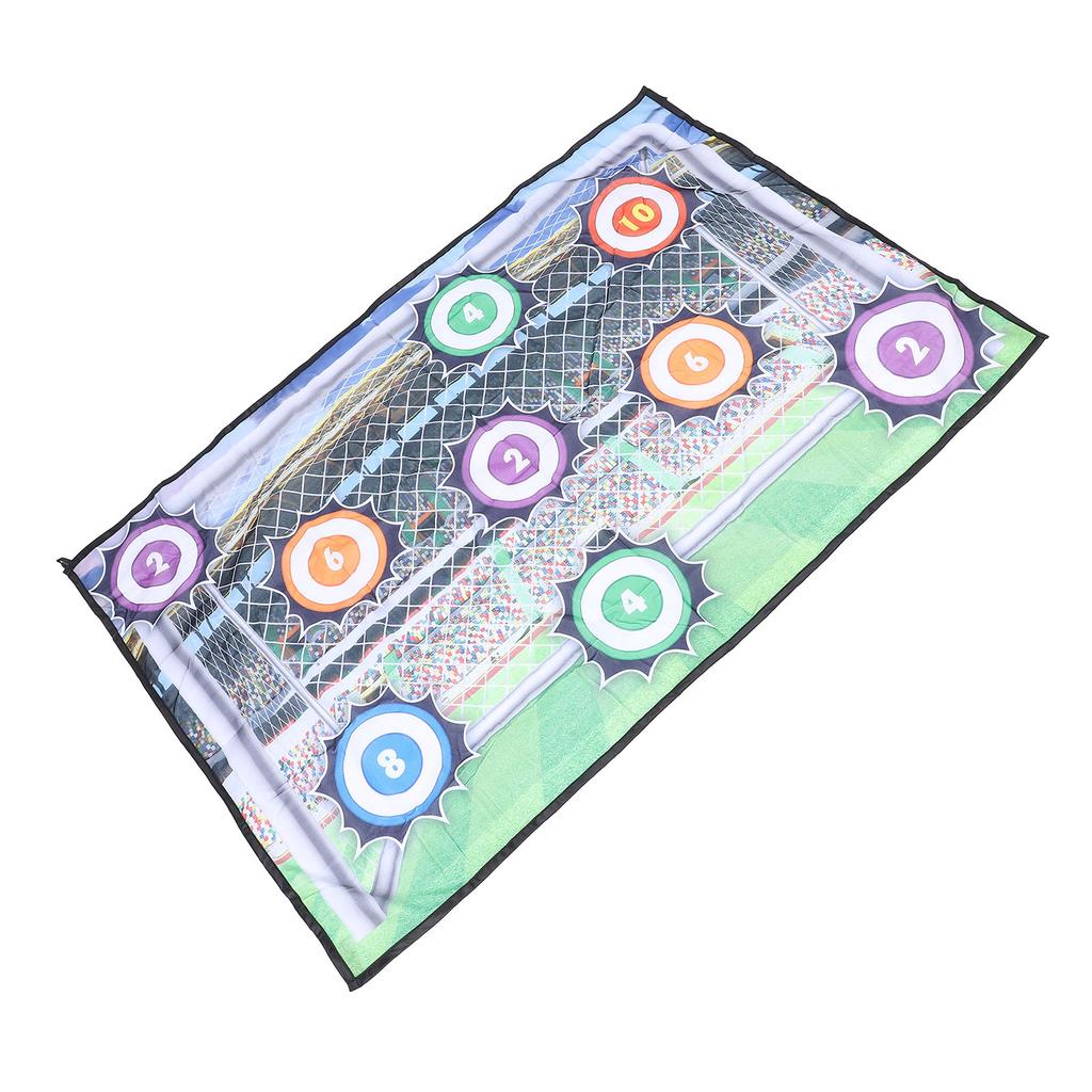 Soccer   Game Mat Set Indoor Outdoor Foot  Toss Target Game Toss Soccer Goal Game with Soccer   for Boys