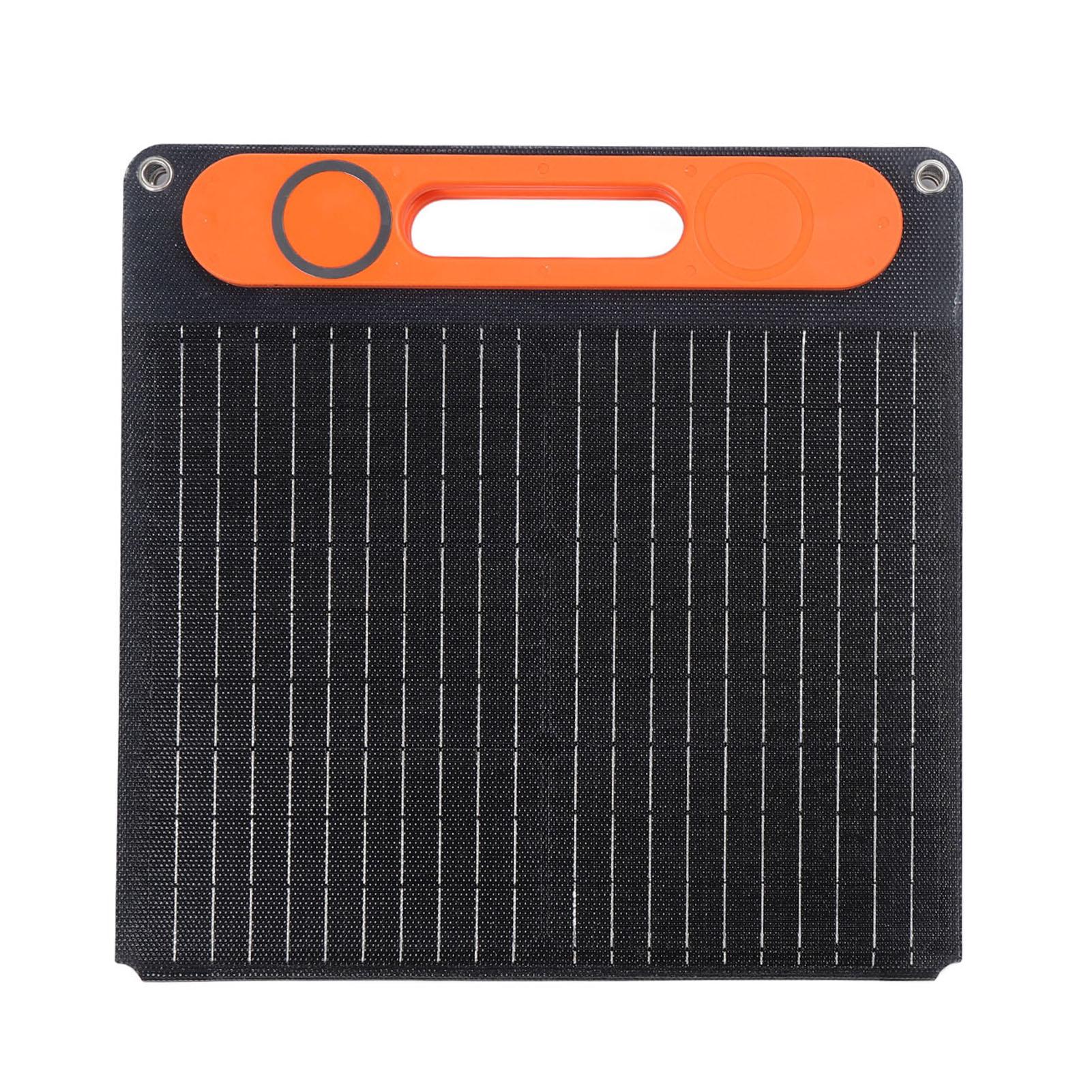 

Solar Panel with Battery Clip Car r Portable Foldable 80W Double USB 12VDC Monocrystalline Silicon Solar r for Outdoor Camping