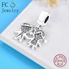 FC Jewelry Fit Original Pan Charms Bracelet Authentic 925 Silver Little Boy Girl Son Daughter Bead Pendant For Women Berloque