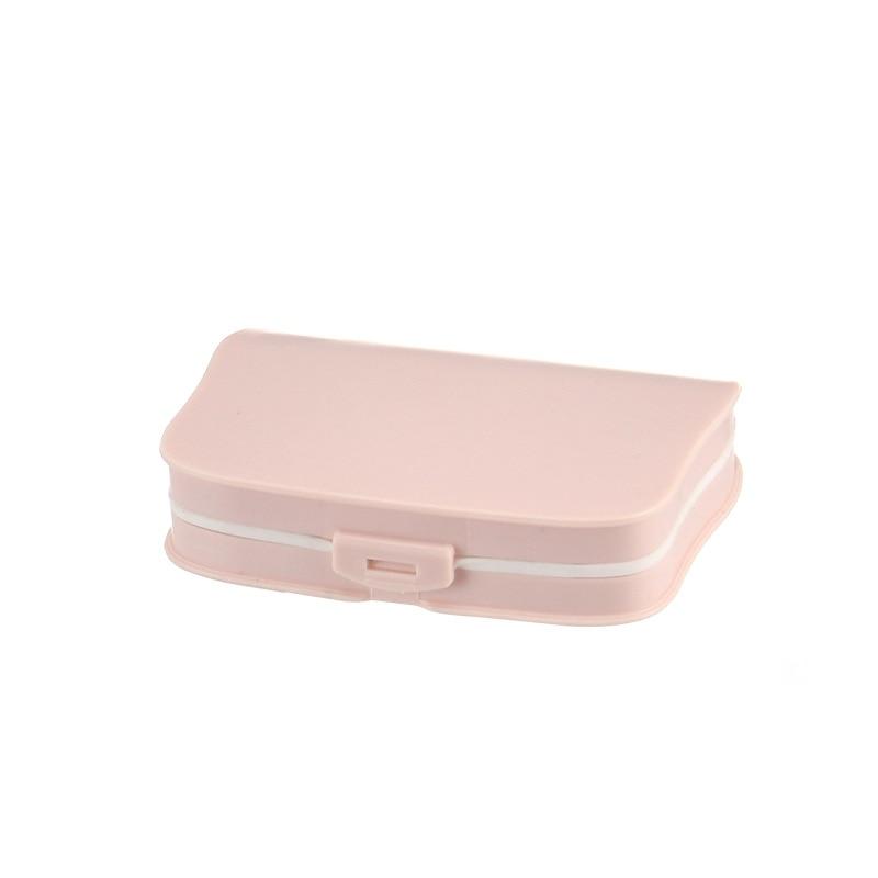 Tragbarer Organizer-Behälter für Tabletten, Reise-Pillendose mit Dichtungsring, kleine Pillendose für Tabletten, Behälter für Medikamente