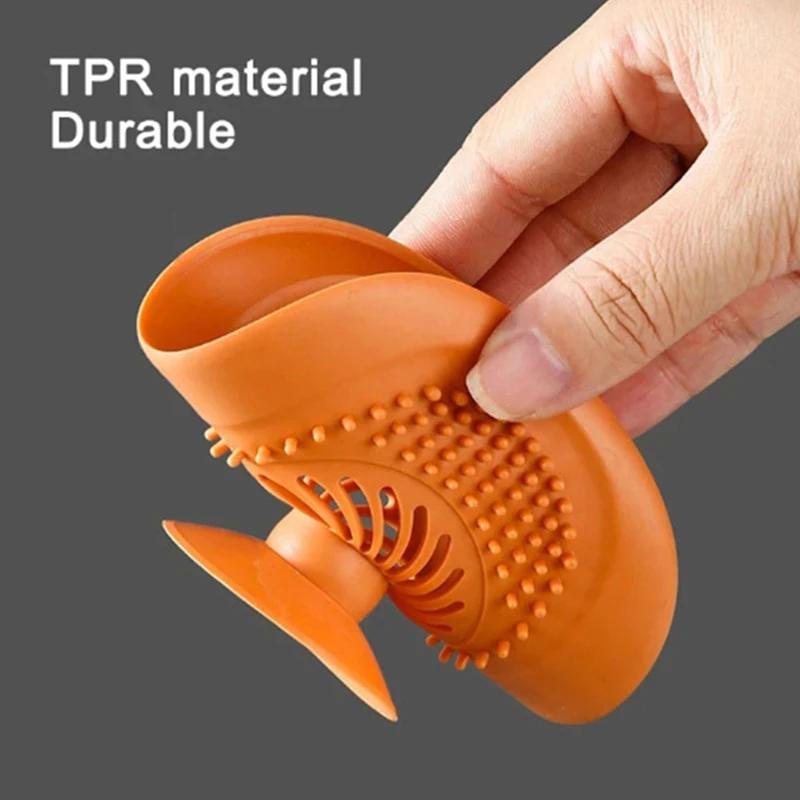 Household Sink Filter Anti-clogging Silicone Floor Drain Plug Home Kitchen Bathroom Deodorant Plug Accessories Bathroom
