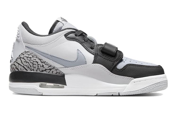 Jordan Legacy 312 Low White Black Grey GS CD9054-105