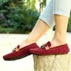 Genuine Leather Men Loafers Brand Casual Boat Shoes New Fashion Luxury Business Driving Shoes Walking Male Sneakers Moccasins
