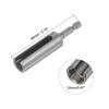 1pc 65/80/100mm Long 10/12/13/14/16/17/19mm Hex Nut Socket Slotted Extension Driver Bit Adapter 1/4" Hex Shank Cr- V
