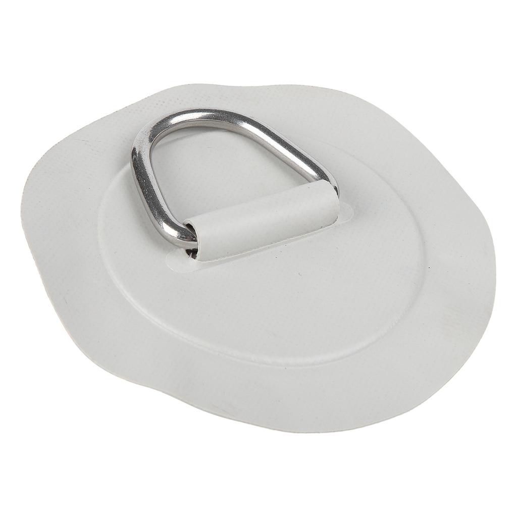 6in D Ring Pad Patch PVC Stainless Steel for Inflatable Boat Raft Kayak Canoe Surfboard