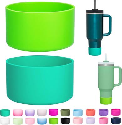 Paquete de 2 Botas de Silicona para Stanley 40 30 oz Quencher Adventure Tumbler, IceFlow 30 20 oz, Protector para Stanley Cup