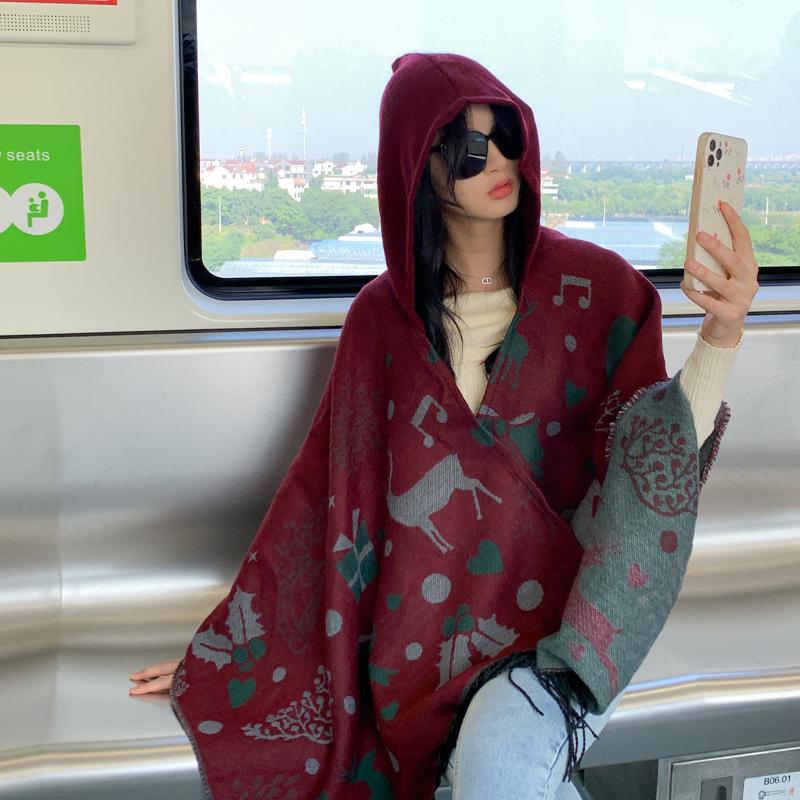 Pele amigável e respirável quente e versátil casa, outono e inverno xale de viagem feminino, capa grossa, cobertor de ar condicionado