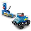 147PCS 6 IN 1 Police Series City Police Building Blocks Bricks Toy Assembling Puzzle Toys Gift for Children