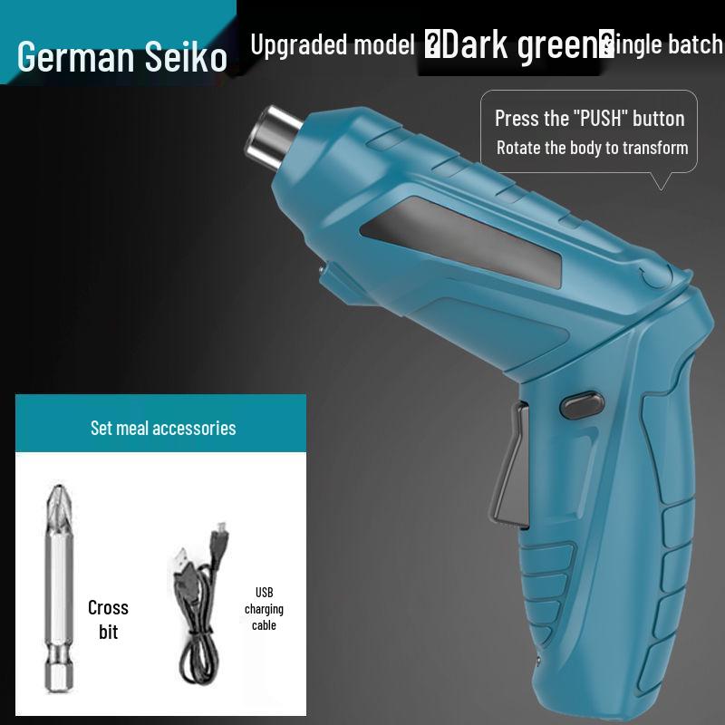 Multifunctional Electric Screwdriver: Compact Lithium Hand Drill Tool for Household Use