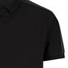 Emporio Armani Solid Color Fitted Short Sleeve Polo Shirt Men Tops Black 3D1FM31-JCYZ1-0999