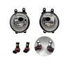 Car LED Fog Lights Fog Lamp For Toyota Yaris 2006 2007 2008 Harness Wiring Cover Grille Halogen Angel eyes DRL