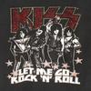 Amplified Womens/Ladies Let Me Go Rock N Roll Kiss Diamante T-Shirt