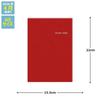 Takahashi 2026 April A5 Weekly Desk Casual Style 962 Planner, Start, Diary, 2, Red, No.
