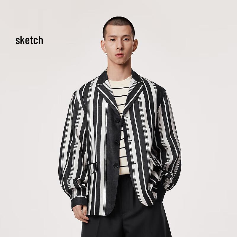 

Мужской повседневный льняной блейзер S