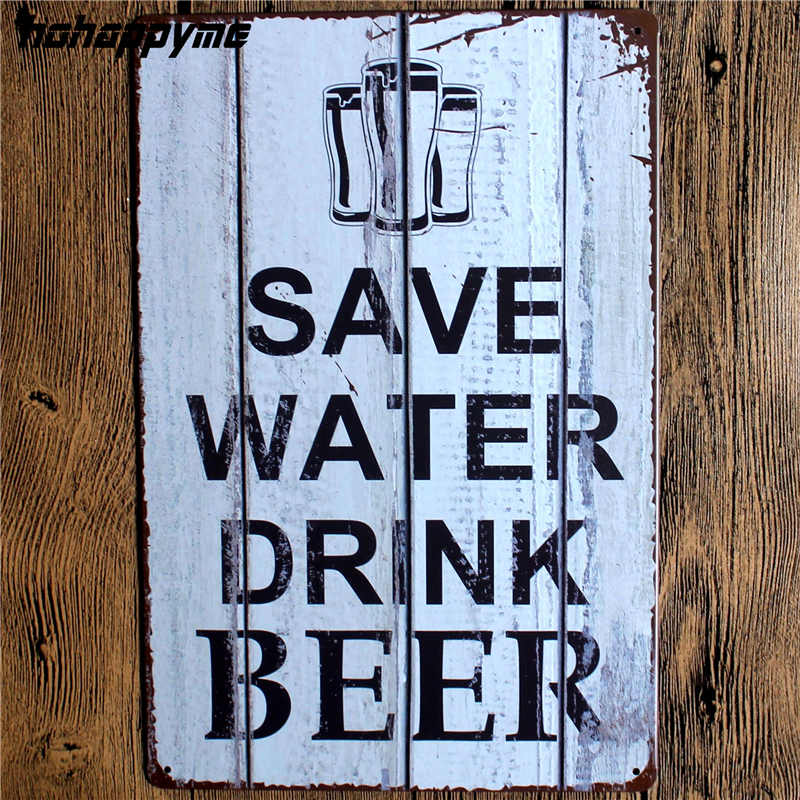 Vintage Tin Beer Signs Antique Decorative Metal Plaques Beer Carteles Vintage Metal Plaque Metal Vintage Pub 20*30cm