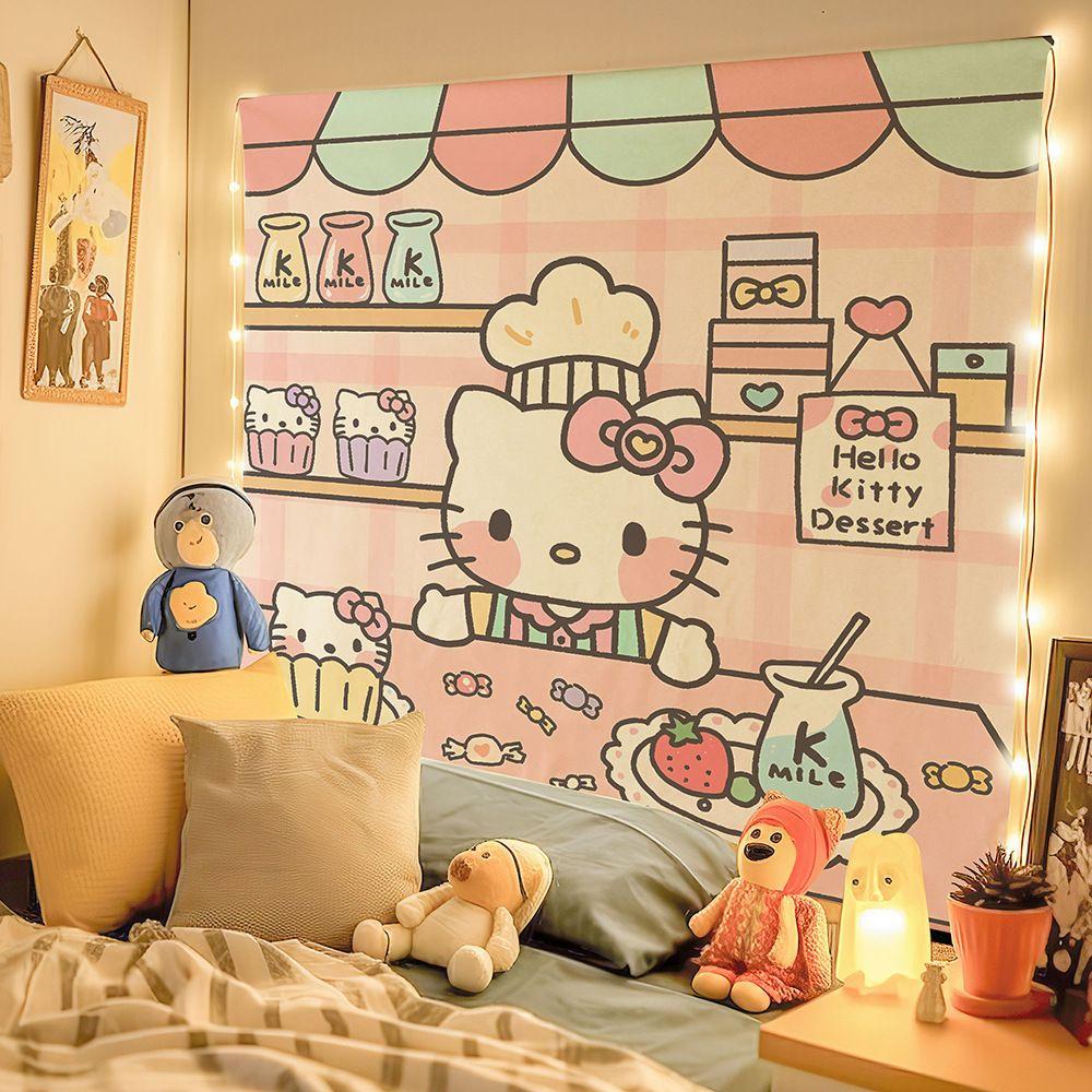 Sanrio Tapestry and My Melody 75x100 чёрный