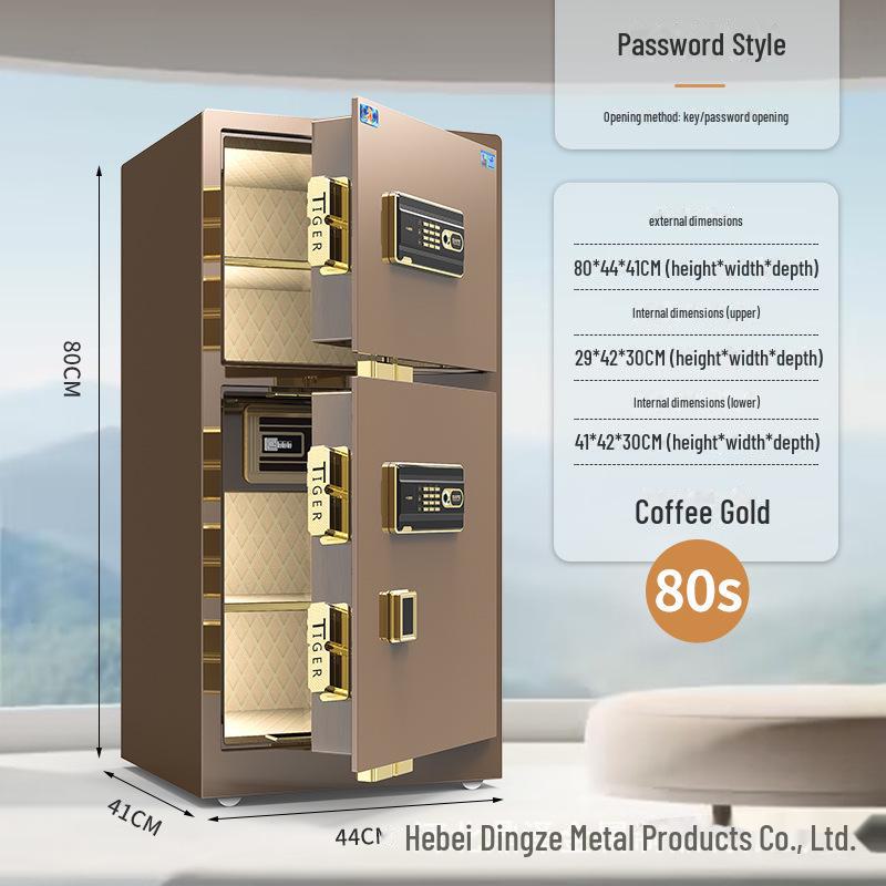 Tiger Safe Home/Office Fingerprint Anti-Theft Steel Safe Box