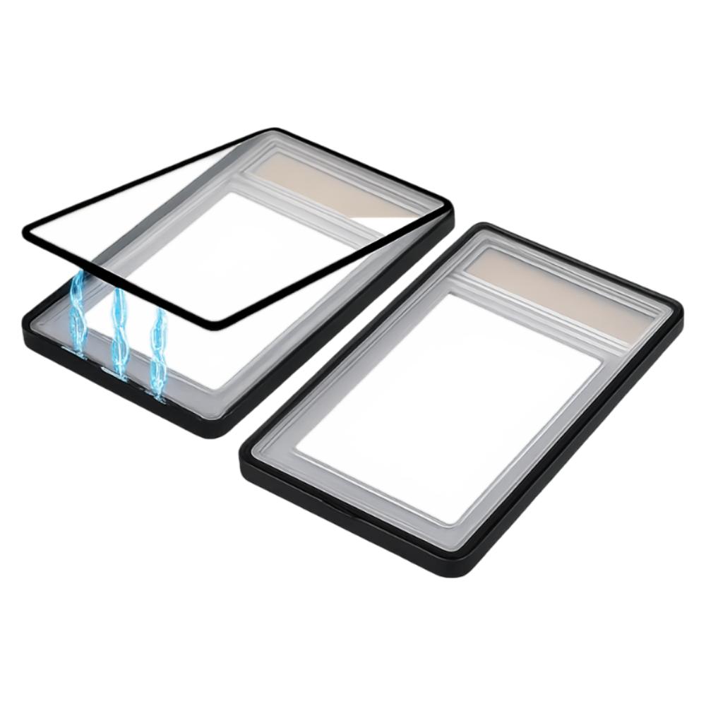Sliding Style 35PT /CGC Graded Cards Protector Aluminium Frame Transparent Card Protective Case UV Protection Double-sided Glass