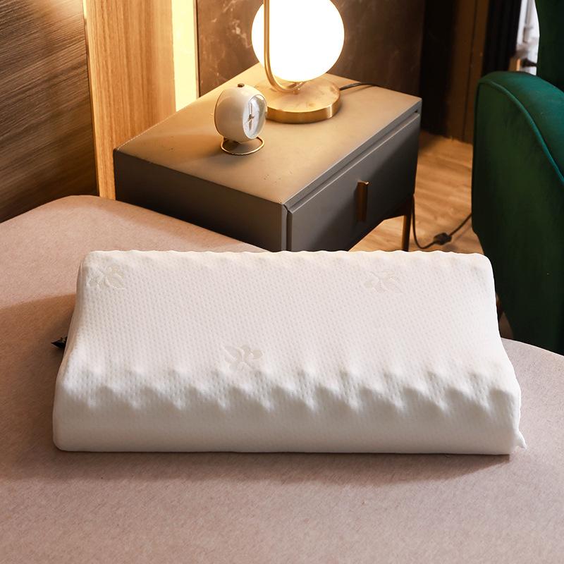 

Медленно отскакивающая латексная подушка для шеи Подушка Core Постельные принадлежности Подушка для массажа шеи Товары для дома Защита шеи 30*50cm-1PC