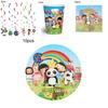 Little Baby Bum Themen-Geburtstagsparty-Zubehör mit festlichem Geschirr und Dekoration