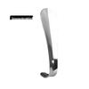 Stainless Steel Long Shoehorn with Whip Handle - No Bending Required