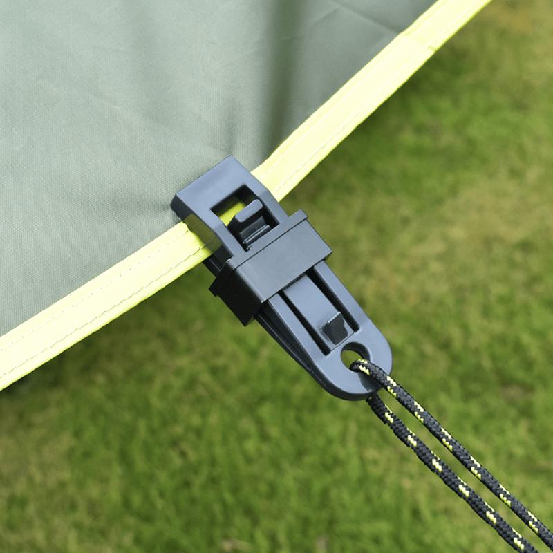 Heavy-Duty Tent Clips - Weatherproof & Strong, Perfect for Securing Tarps & Awnings During Outdoor Camping & Adventures - Reusable & Versatile