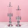 European Style Sugar Bowl Wedding Dessert Table Decoration Arrangement Glass Candy Jar Snack Biscuit Storage Tank Home Storage