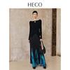 HECO Women's New Chinese Style Teardrop Neck Knit Top