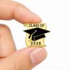 Broche Épingle de Diplôme 2026, Broche à Revers Émail Chapeau de Diplôme Étoile Rouleau de Papier, Badge Commémoratif Classe de 2026 pour Lycéen Étudiant Universitaire
