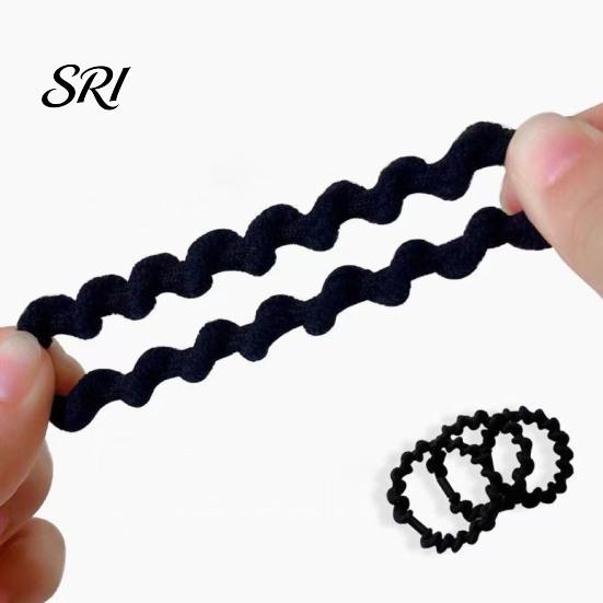 Soft Elastic Hair Rope 3Pcs Women Ties Thread Texture High Elasticity Bands No Scalp Irritation Ponytail Holder Versatile Accessories Band