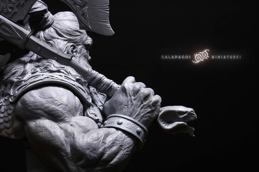 Galapagos Miniatures Scale Bust of Volcan Dragon Slayer Resin Kit 1/10 Lostblood, GP-B004