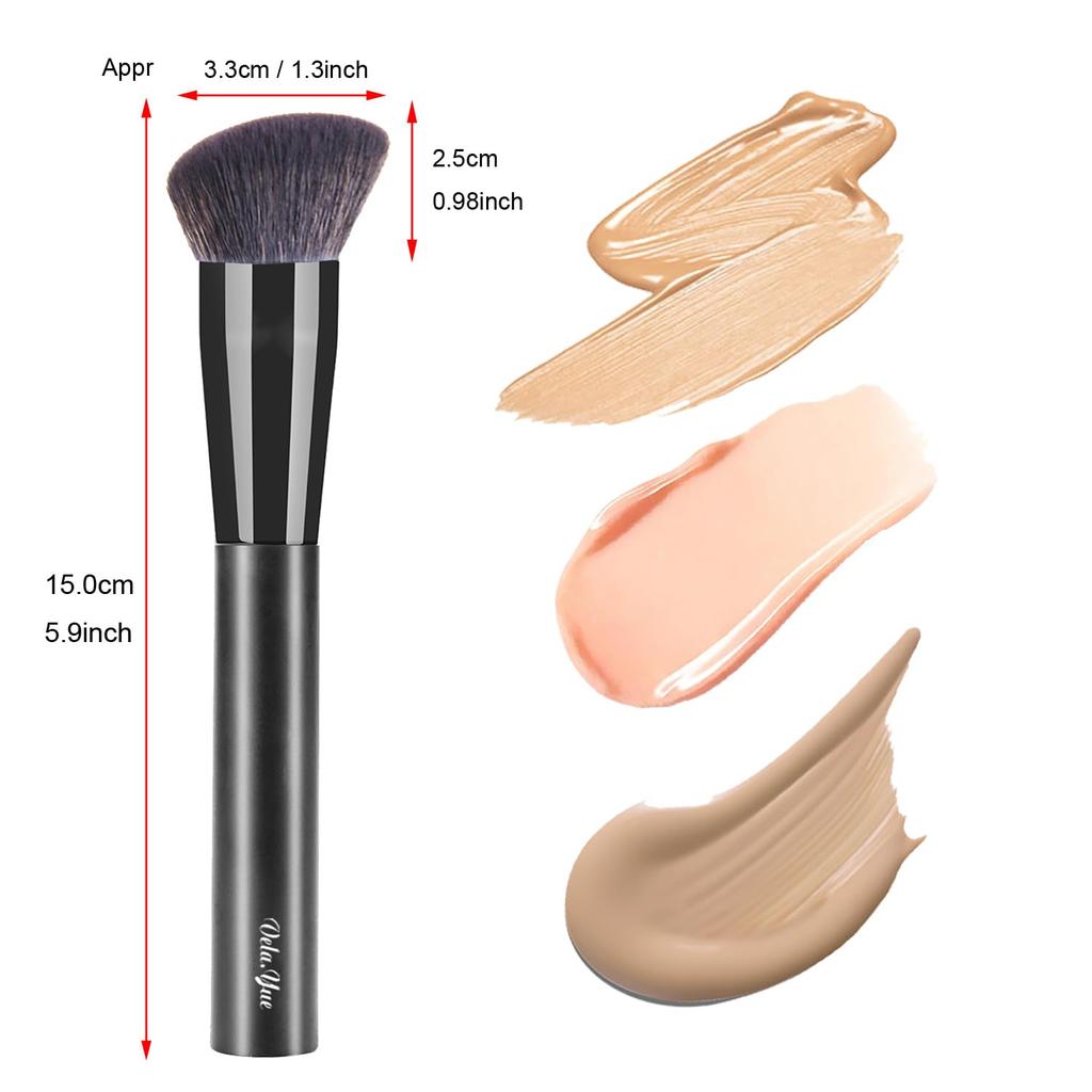 Vela.Yue Foundation Brush Makeup Brush Kulatý kupolovitý štětec střižený diagonálně