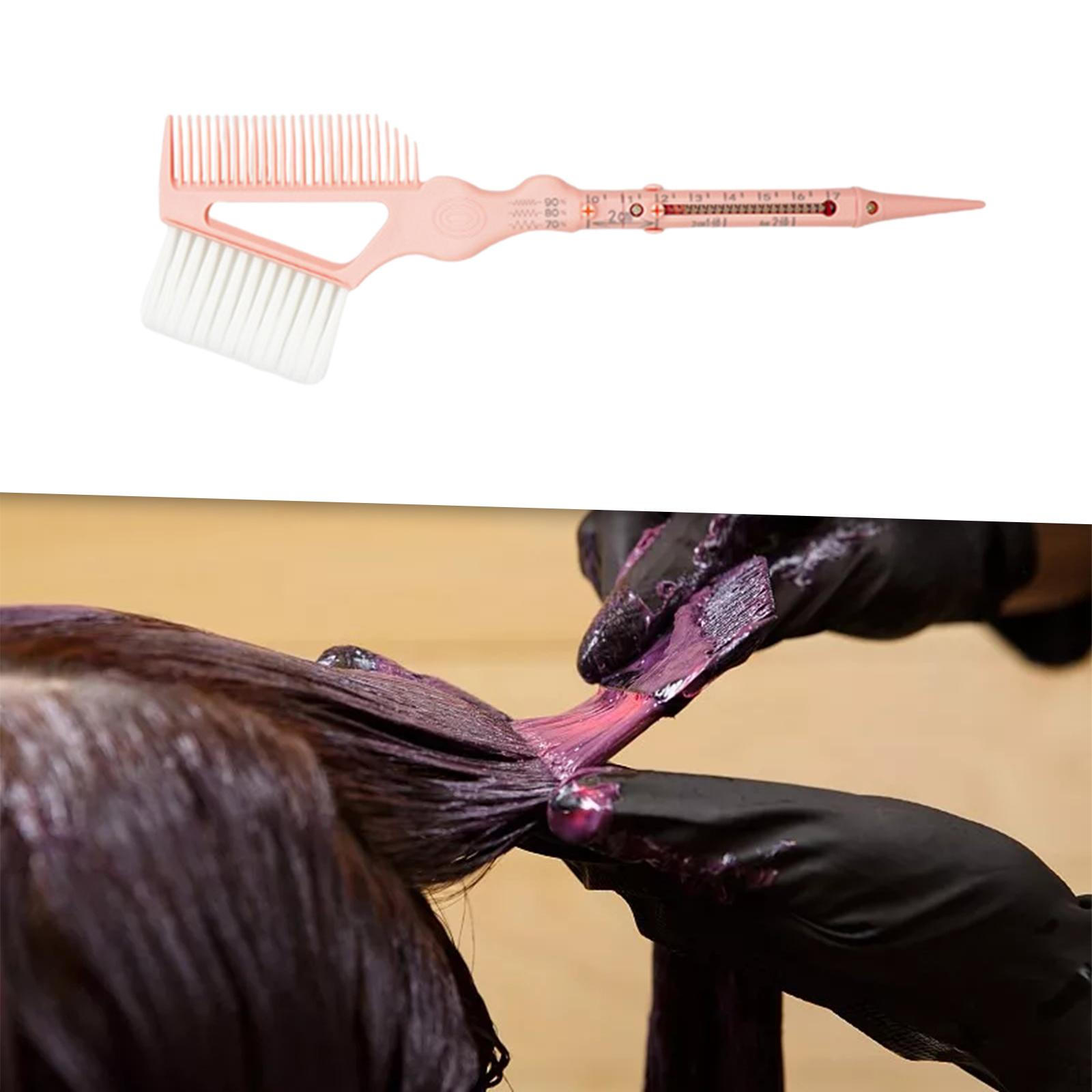 

Кисть для краски для волос, угловые кисти для оттенка, многофункциональные инструменты для окраски салона розовый