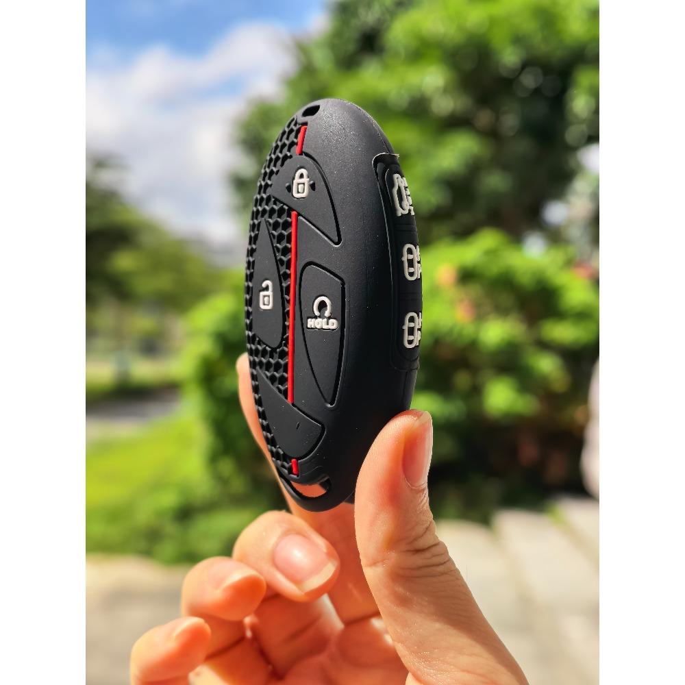 Custodia per Chiave Auto in Silicone per Hyundai Kona Ev N-Line Tucson 2025 Grandeur GN7 IONIQ 6 Santa Fe MX5 Garden Gl Chiave Remota Protezione