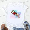 Hot Selling Women's Top Hot Selling Love Personality Pattern Printed Short-sleeved T-shirt Women Summer polyester fabric