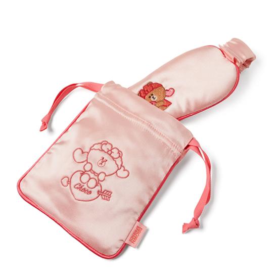 Line Friends Chocolate Unboxing Sleeping Eye Mask Pouch Set