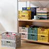 1-3pcs Plastic Foldable Storage Crate Folding Box Basket Stackable Boxes Organizer Portable