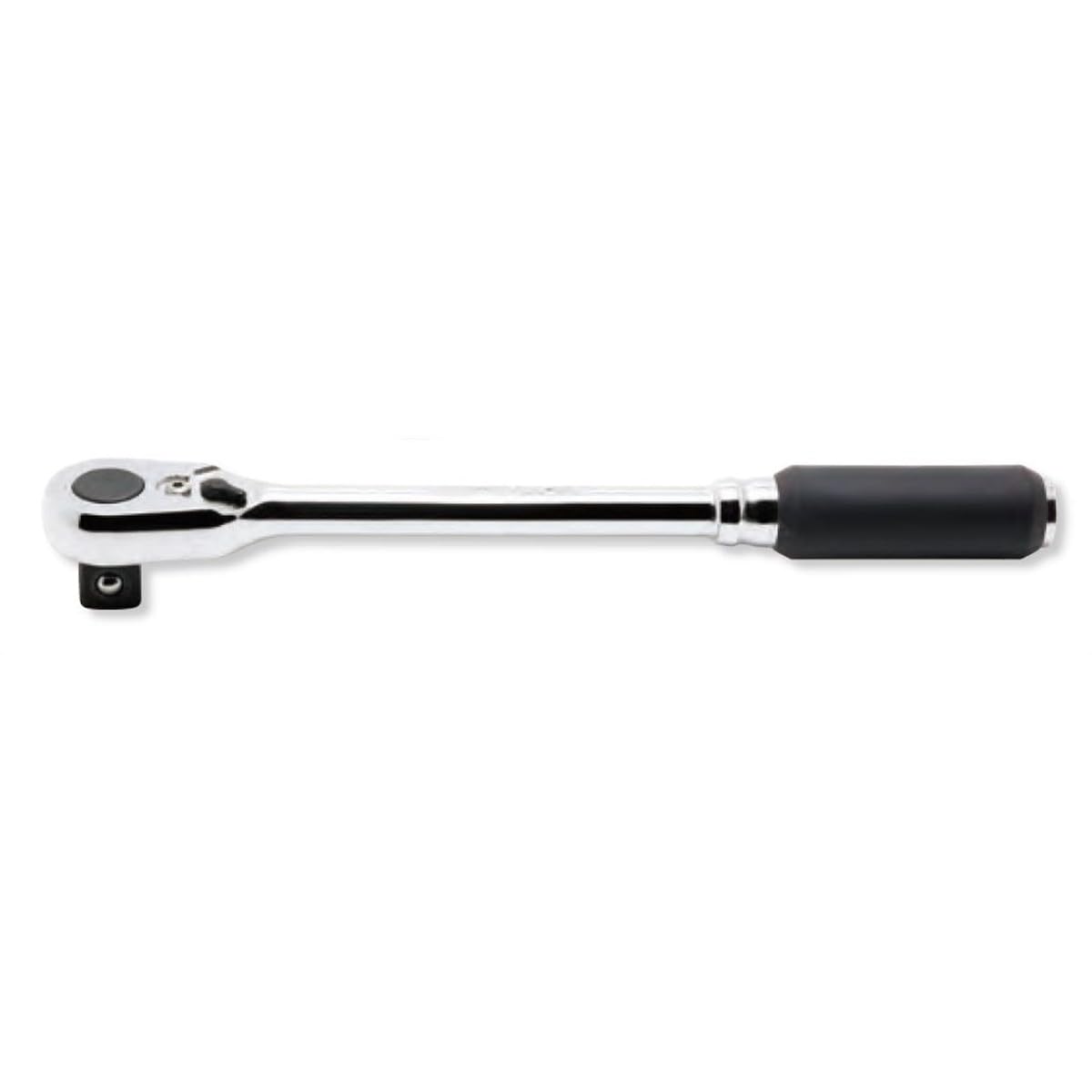 

Kohken Ratchet Handle Total Length 160mm Z-EAL 2725Z-3/8 (L160/G72) 3/8 (9.5mm) SQ. (Slim),