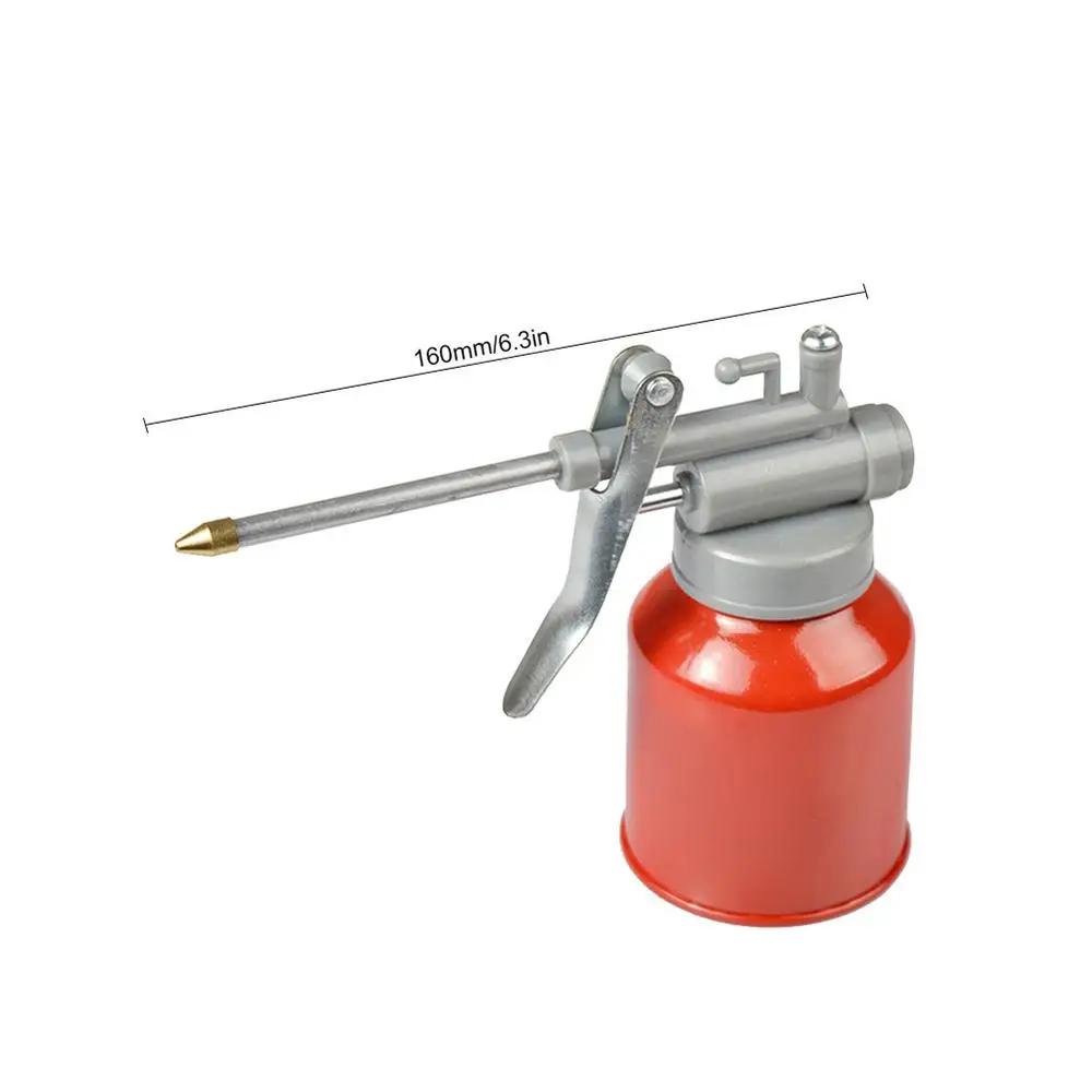 250ML Oil Can Pump Oiler Bottle Manual Oiler for Oiling Lubrication Oiler Oil Spray Bottle Nozzle Machine Oil Pot Grease Guns
