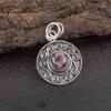 Black Rhodonite Gemstone Jewelry, 925 Solid Sterling Silver Pendant, Handmade Gorgeous Silver Boho Pendant For Wedding Gift
