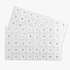 Book hole paper reinforcement label sticker white 1440 pack