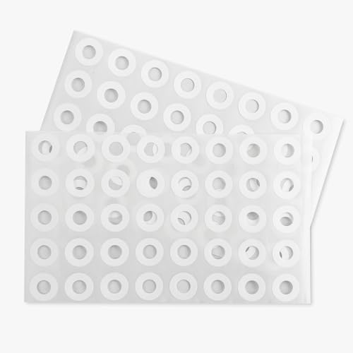 Book hole paper reinforcement label sticker white 1440 pack