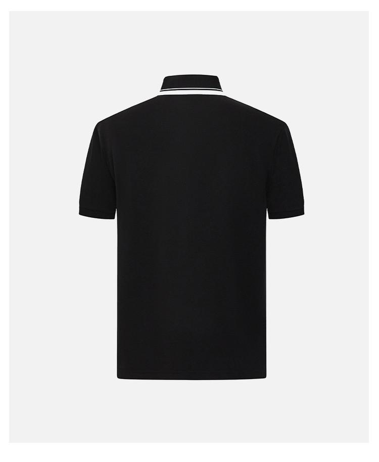 Spring and Summer Zipper Casual Commuting Short-Sleeved Men's Polo Shirt