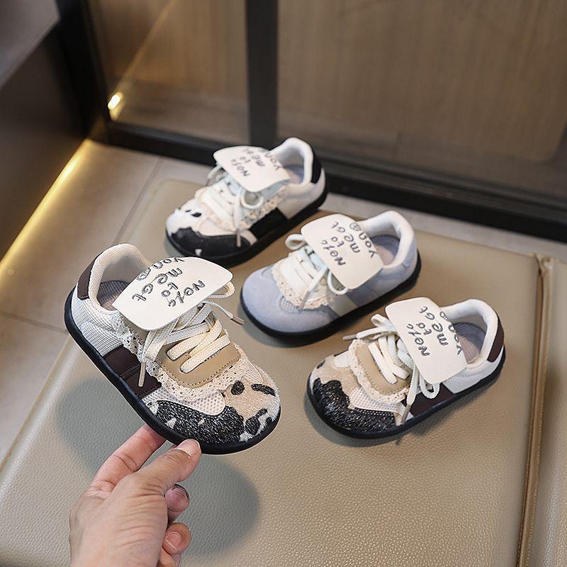 Puff shoes women's retro round head platform women's new spring and autumn light casual sports board shoes