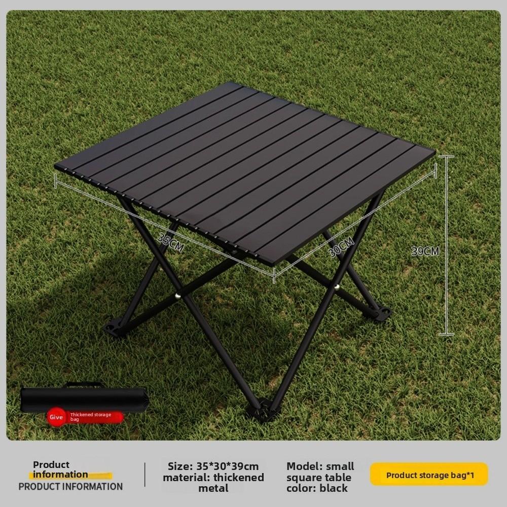 High Quality Easy To Install Outdoor Folding Table Lightweight Aluminum Alloy Picnic Tables Multistyles Camping Desk