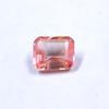 4.30 Carat Attractive Offer Peach Sapphire Emerald Shape Sri Lanka Certified Gemstone SN27
