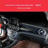 Pannello Trim Portabicchieri Centrali per Console Centrale Auto per Mercedes GLA CLA Classe A W176 2013-2018 LHD ABS Fibra di Carbonio