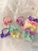 10 Pcs Fashion Simplicity Designed Dopamine Bow Elastic Hair Bands For Women Girls Party Hair Accessories