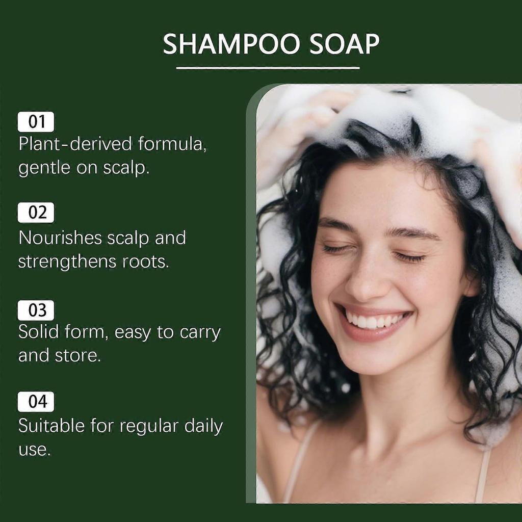 Limited time!!Gleamxi Usman Juniper Leaf Shampoo Bar - Gently Cleanses Scalp, Nourishes, And Leaves Hair Moisturized, Voluminous, And Shiny