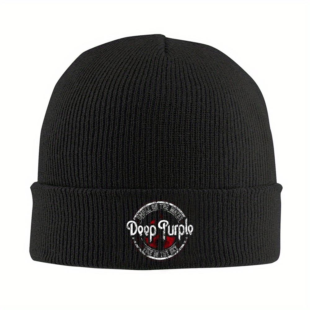 1pc Deep Rock Music Band Knitted Hat Women's Unisex's Beanies Winter Hat Warm Caps